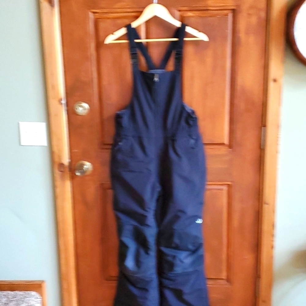 Lands' End Squall "Grow" Sz.‎ L Black Snowpants